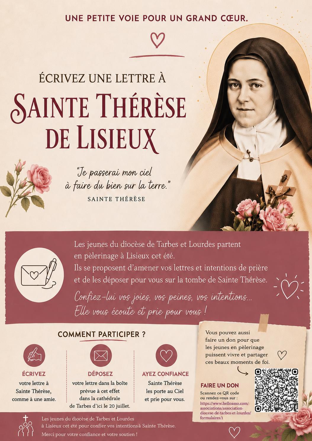 Pélé des jeunes à Lisieux