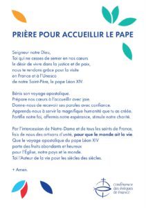 Prière pour la venue du paope