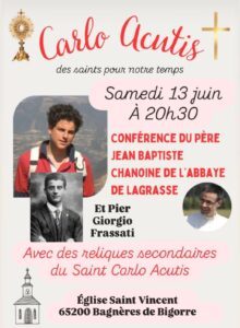 Conférence Carlo Acutis