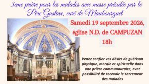 Prière pour les malades